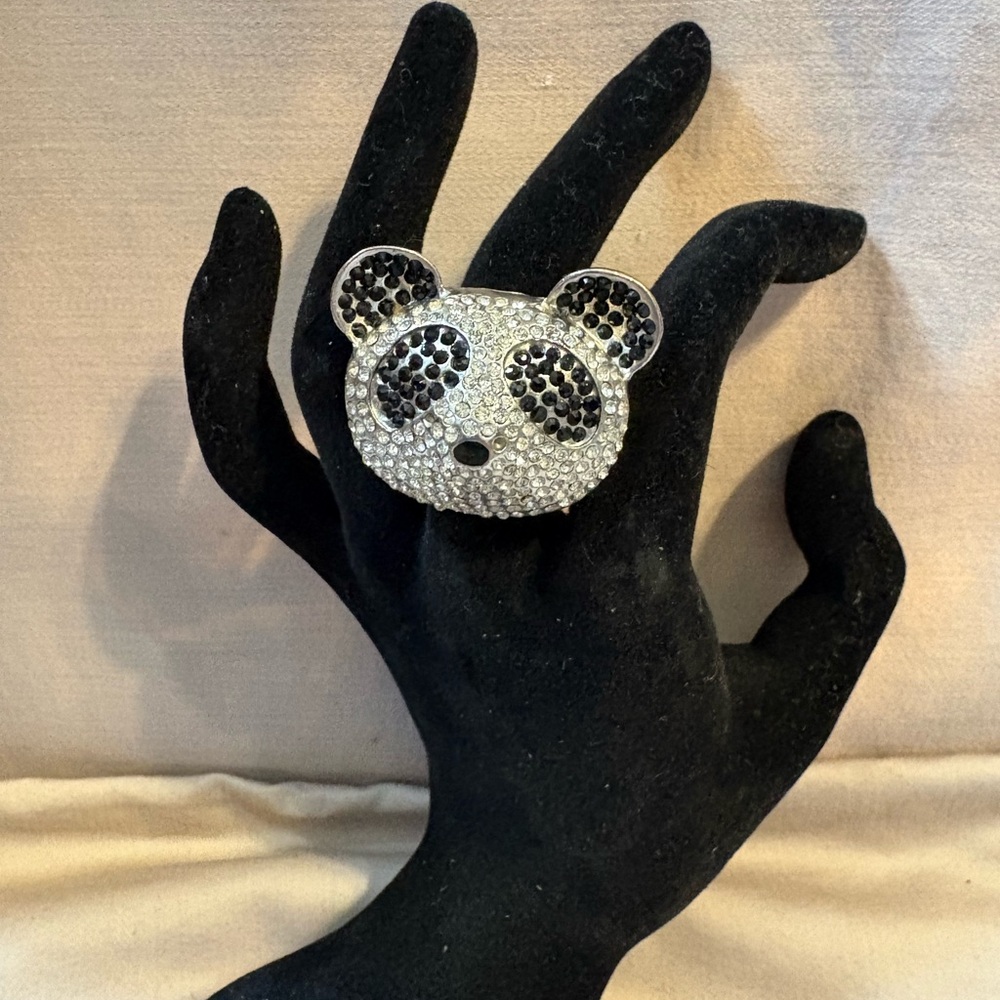 Panda Crystal Ring